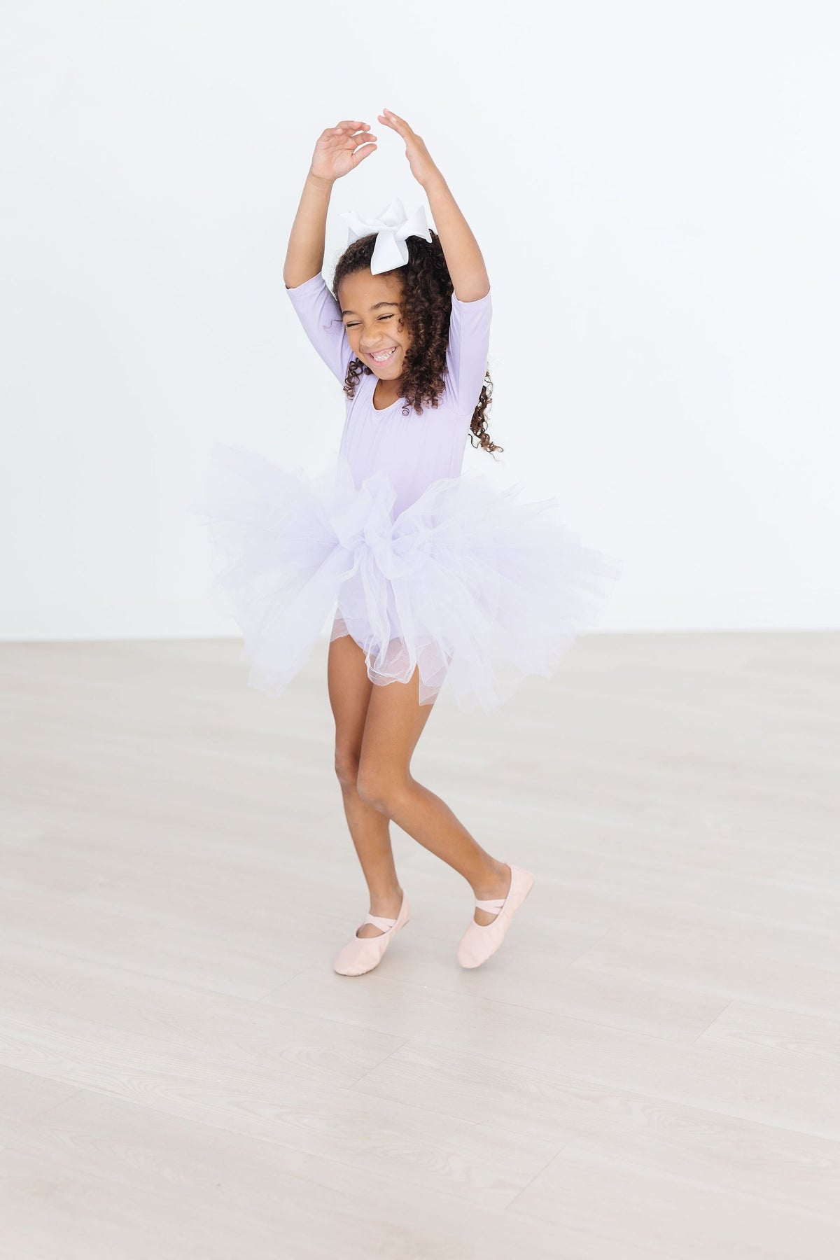 Lavender 3/4 Tutu Leotard 2