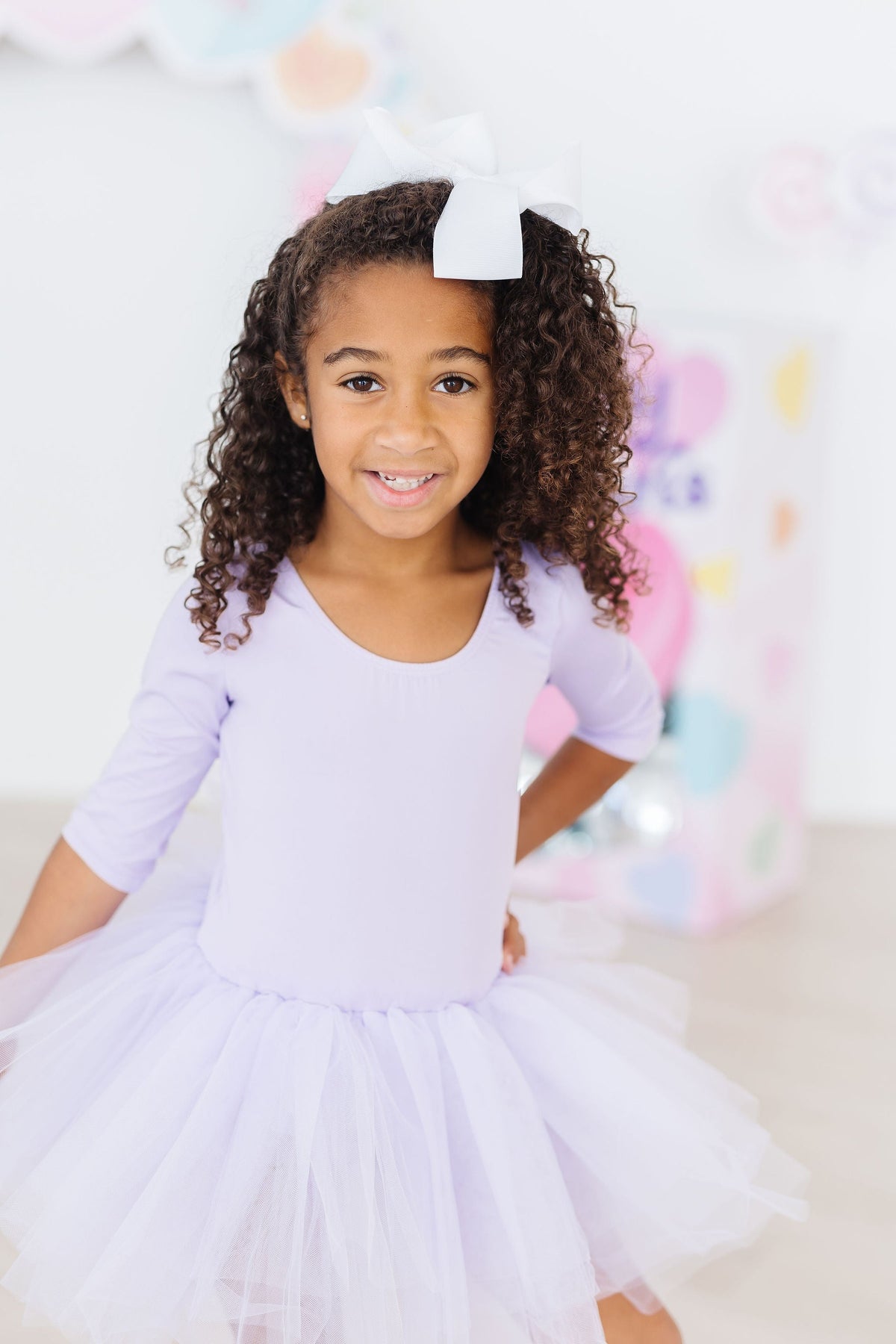 Lavender 3/4 Tutu Leotard 4