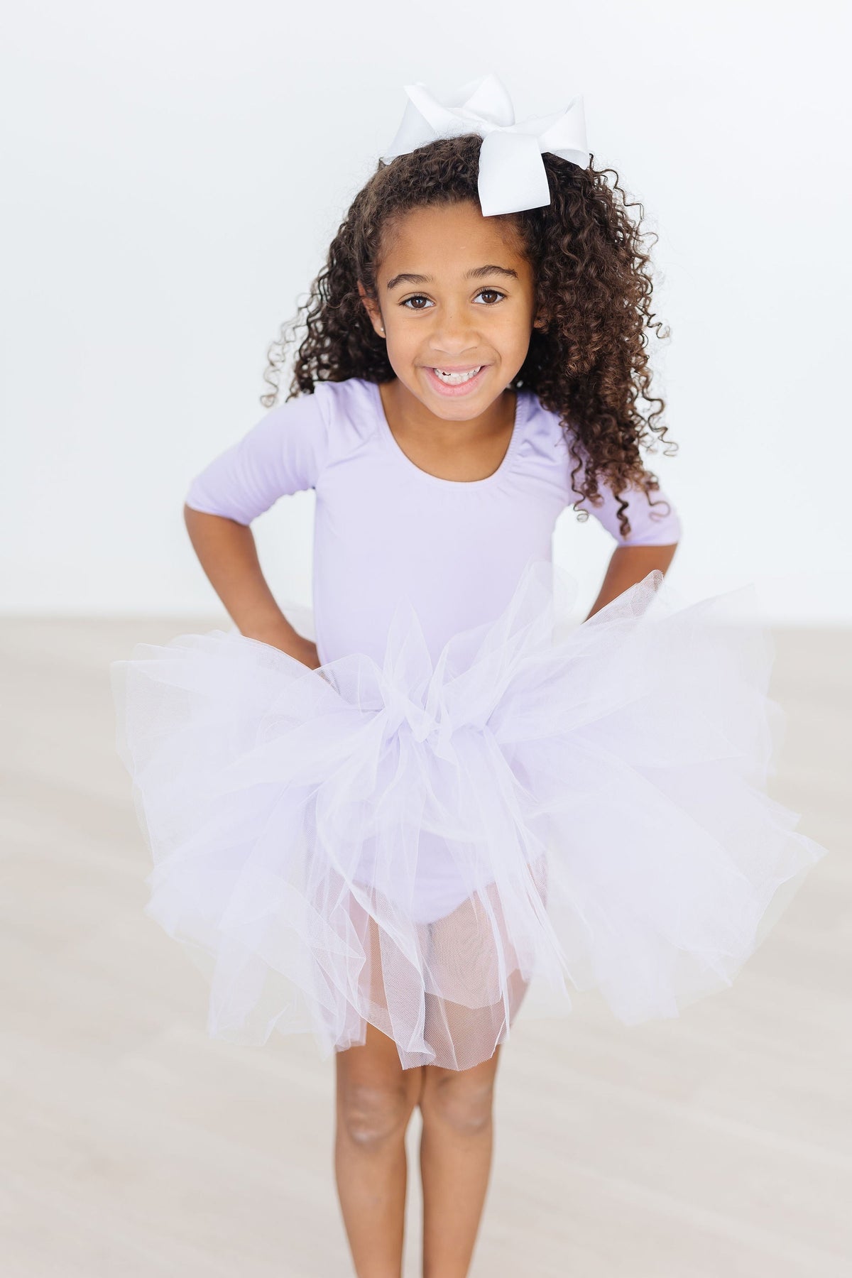 Lavender 3/4 Tutu Leotard 1