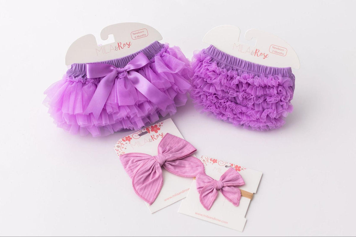 Lavender Ruffle Bum Bloomer 3