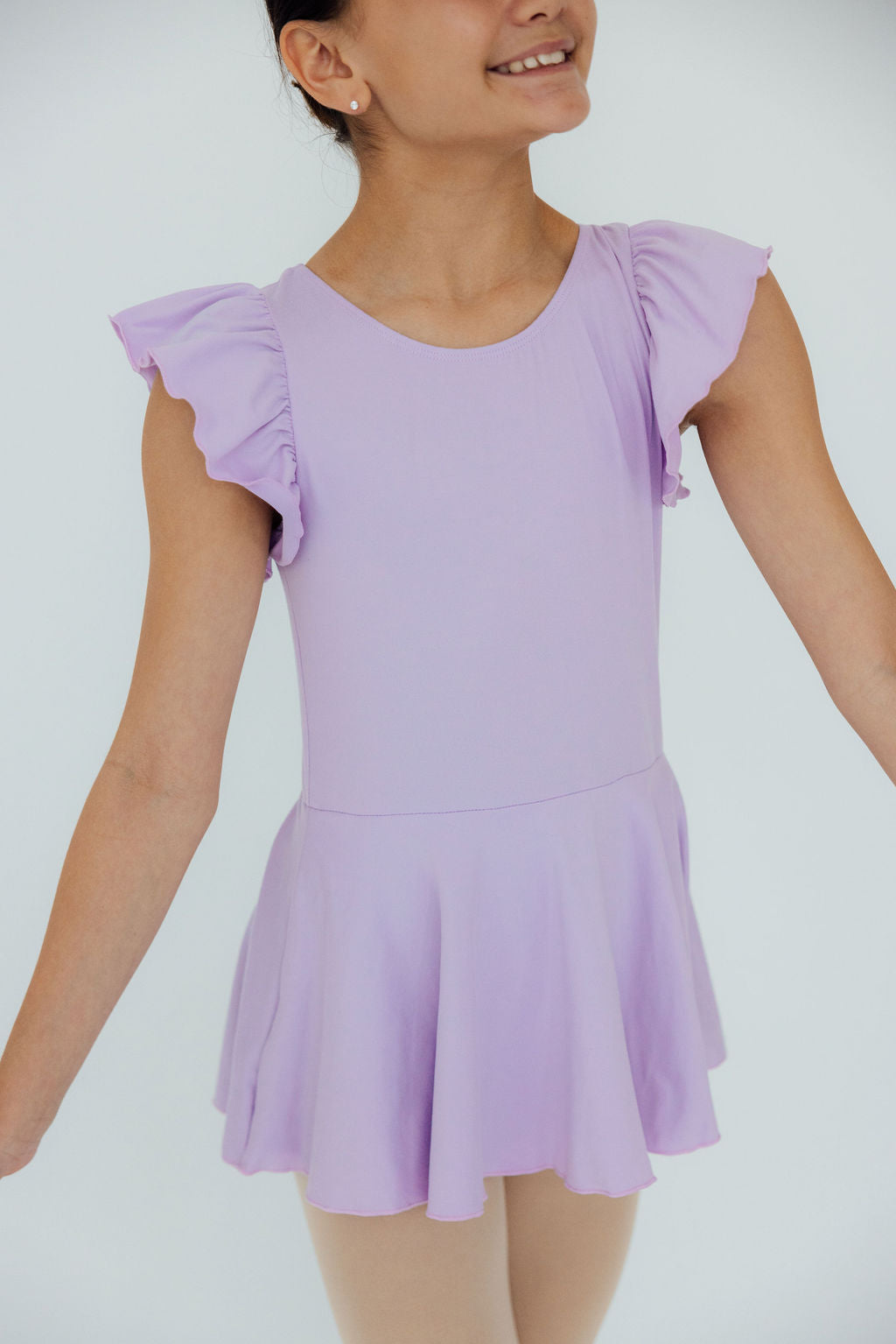 Lavender S/S Twirl Leotard 4