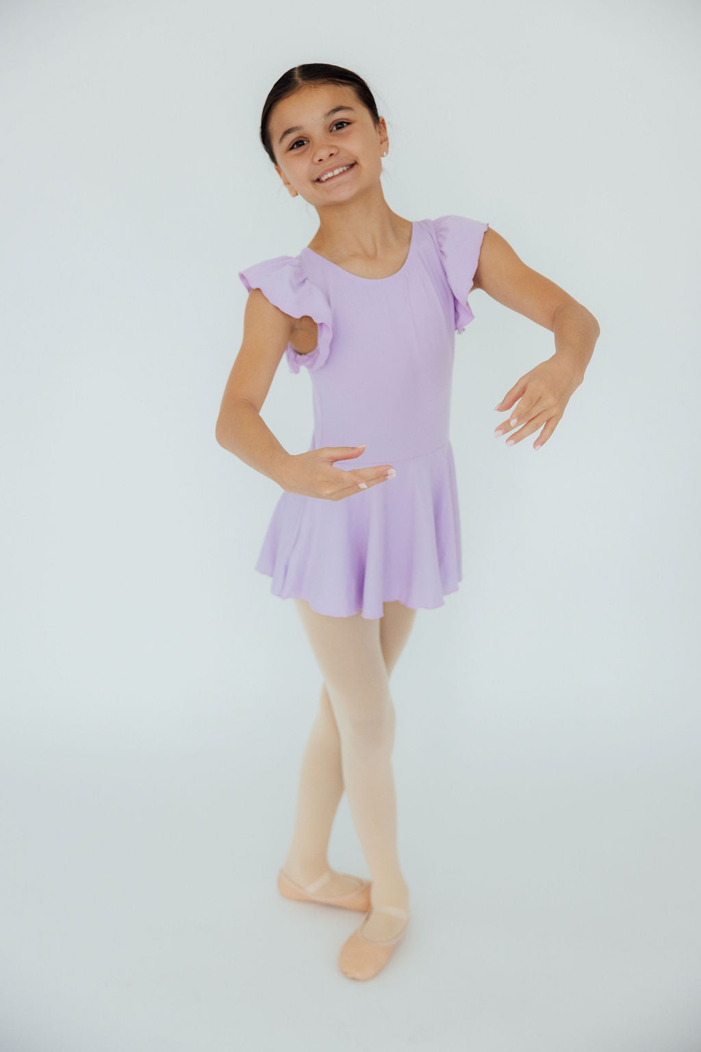 Lavender S/S Twirl Leotard 5
