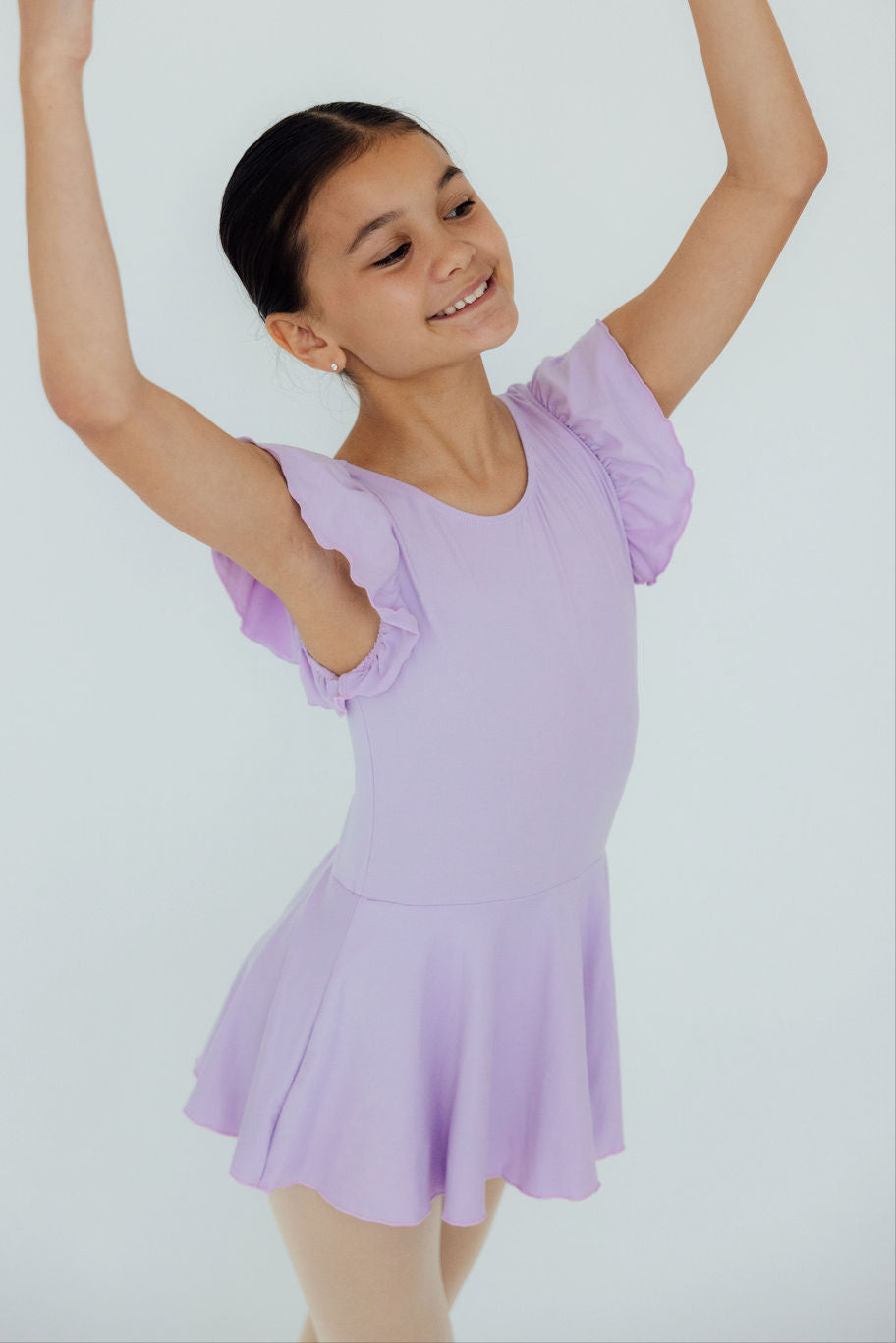 Lavender S/S Twirl Leotard 6