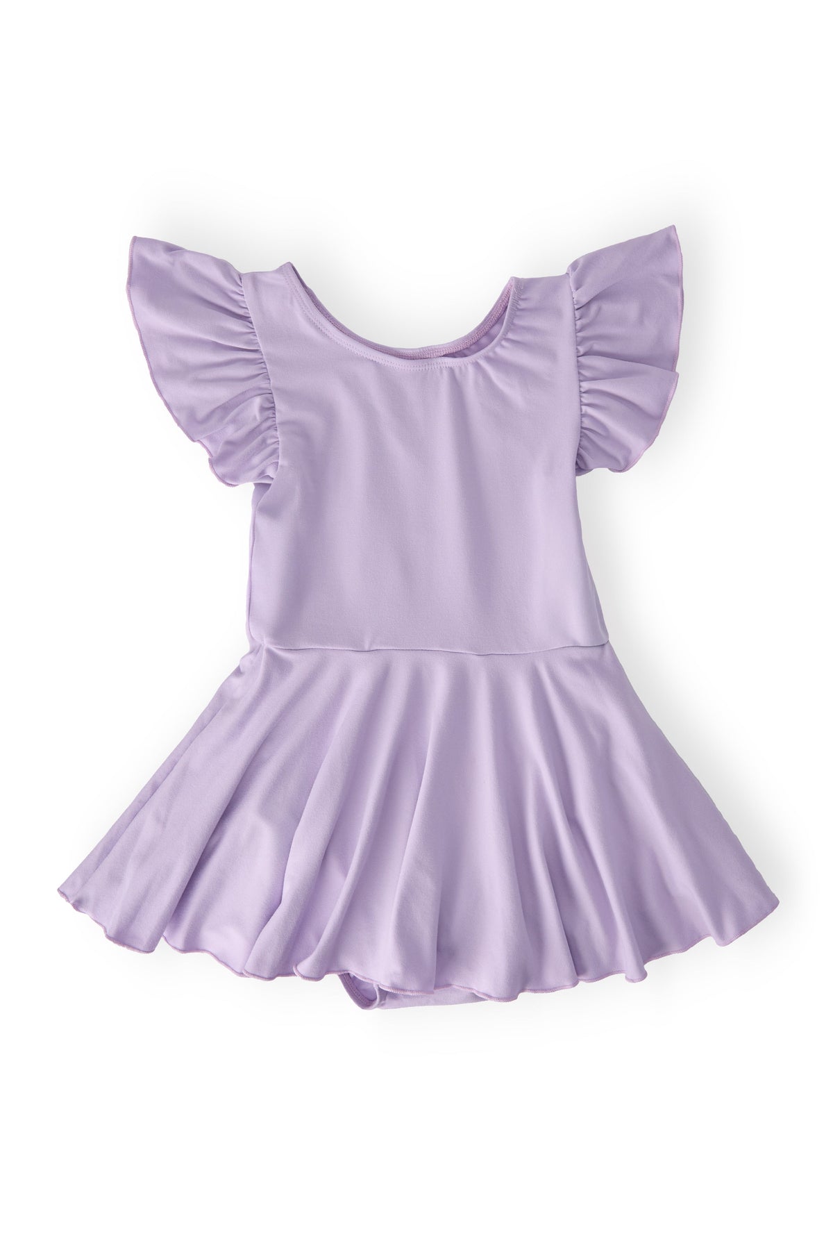 Lavender S/S Twirl Leotard 1