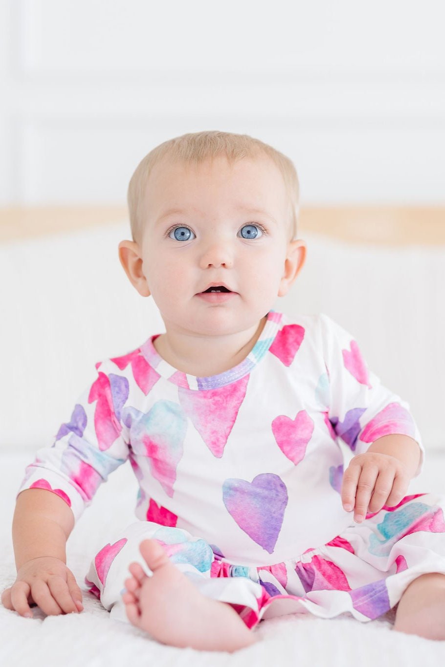 Light Hearted 3/4 Sleeve Twirl Bodysuit 3
