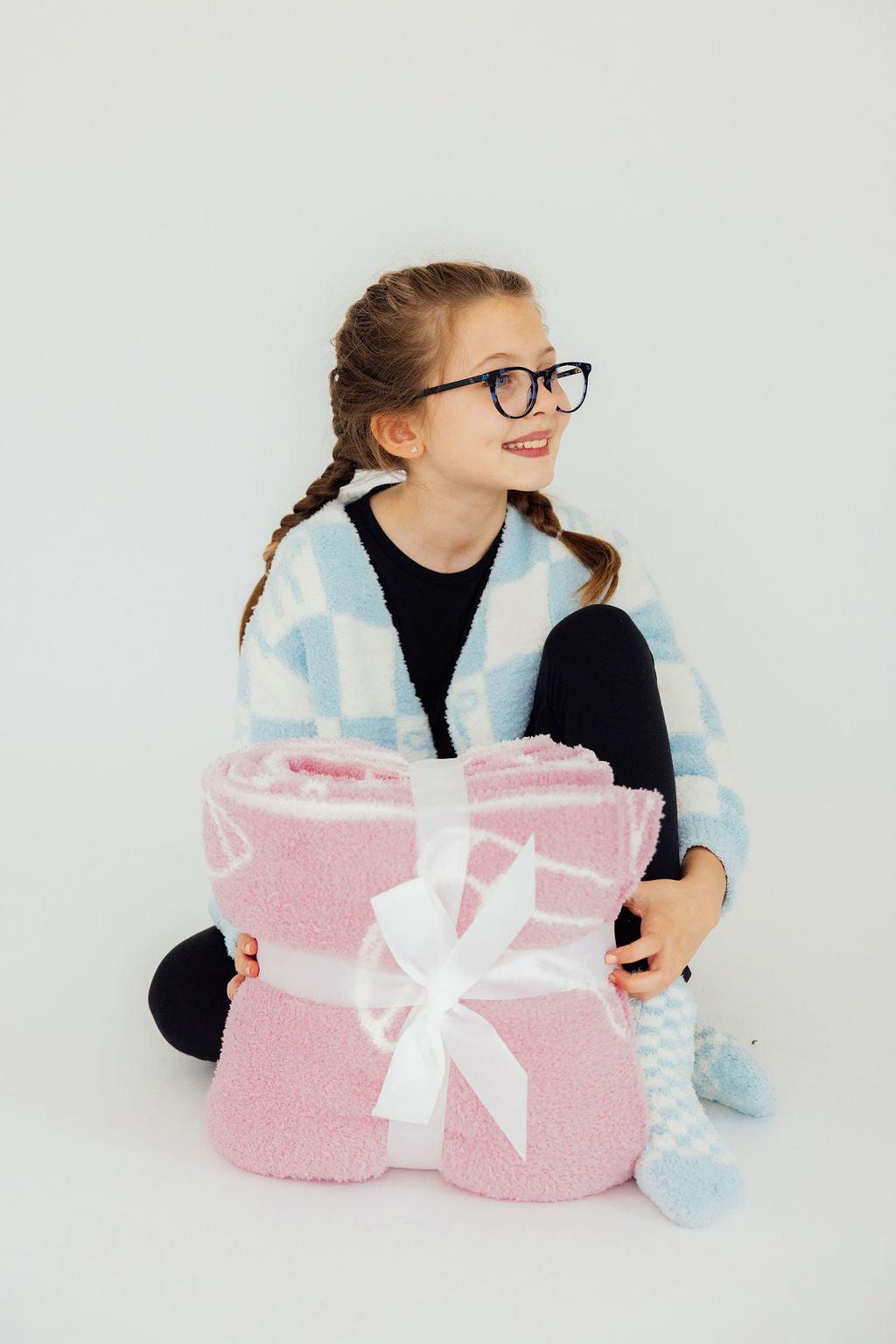 Light Pink Cowgirl Cozy Blanket 4