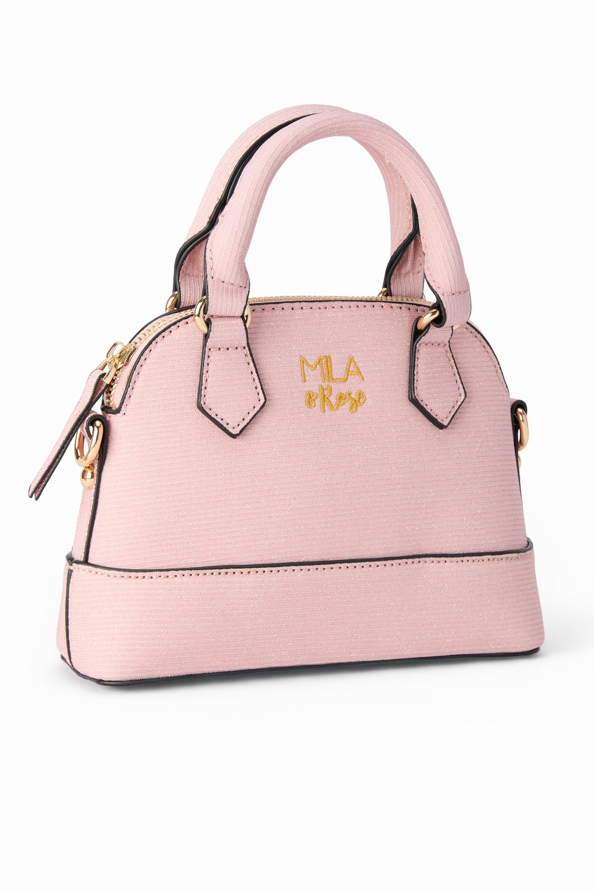 Light Pink Shimmer Girl's Crossbody Purse 1