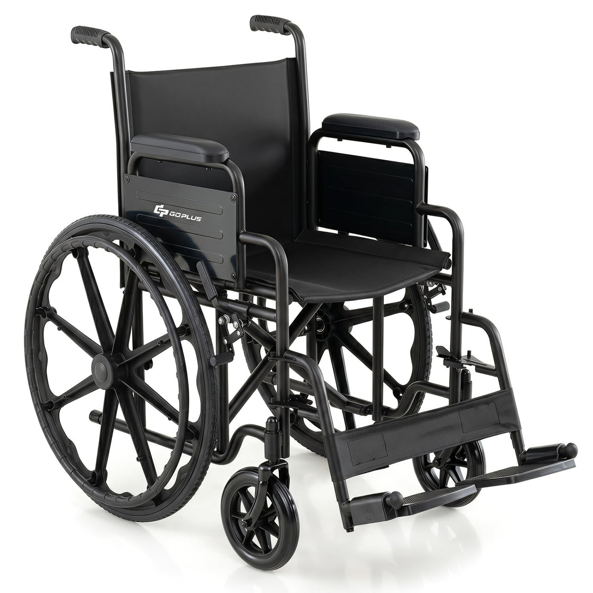 Folding Wheelchair for Adults with Swing-Away Footrest 18