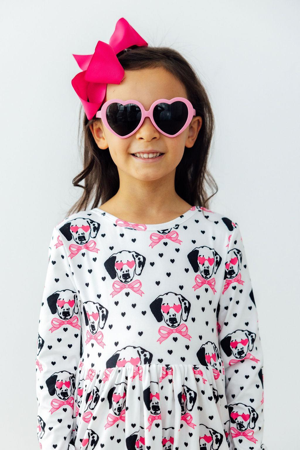 Love You Spots L/S Pocket Twirl Dress 6