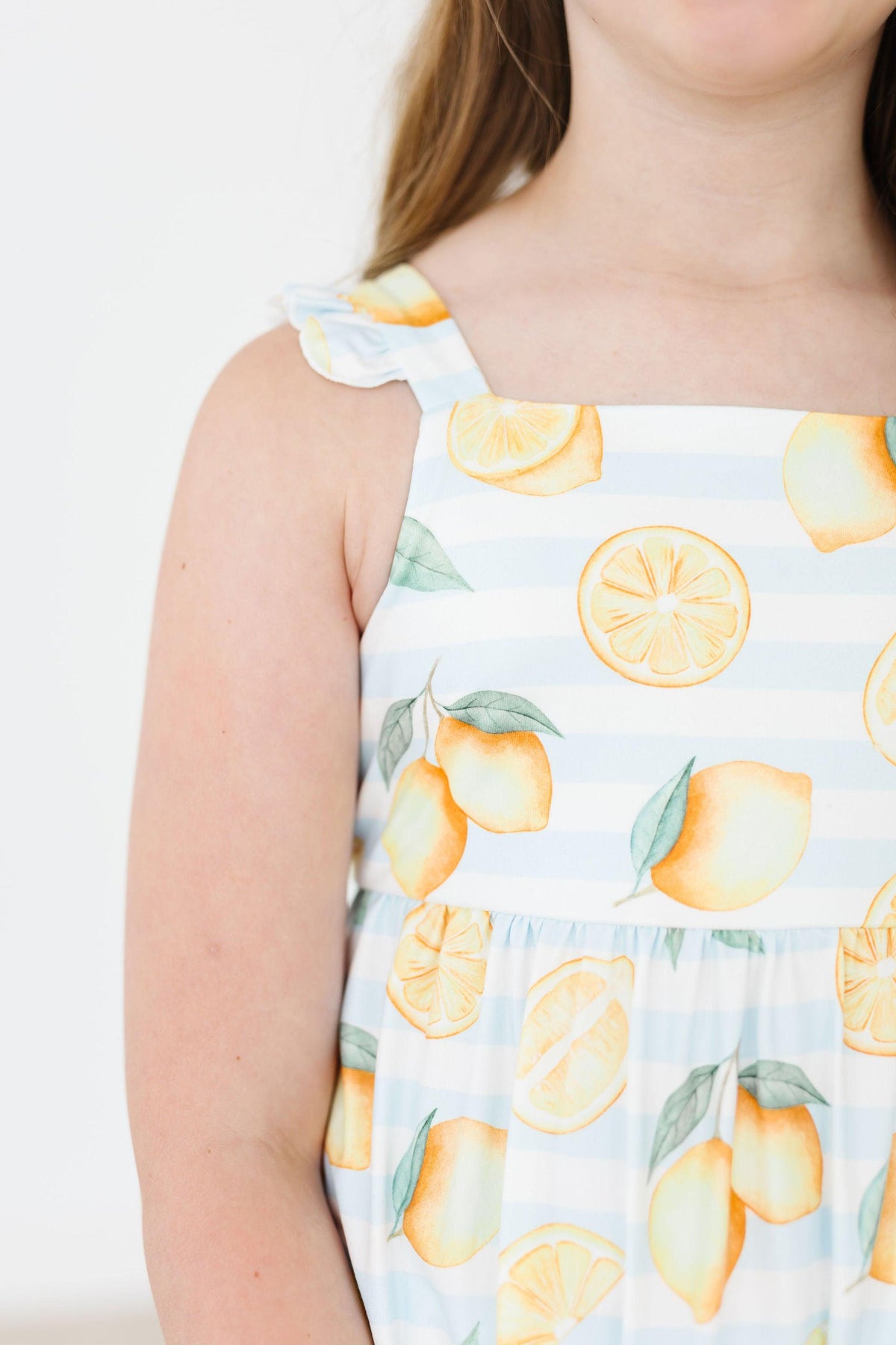 Lovely Lemons Ruffle Maxi Dress 2
