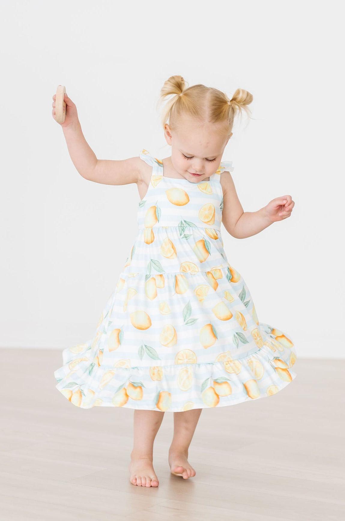 Lovely Lemons Ruffle Maxi Dress 5