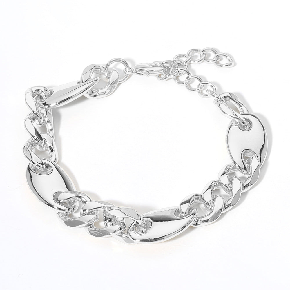 14K Gold Plated Mariner Link Chain Bracelet 1