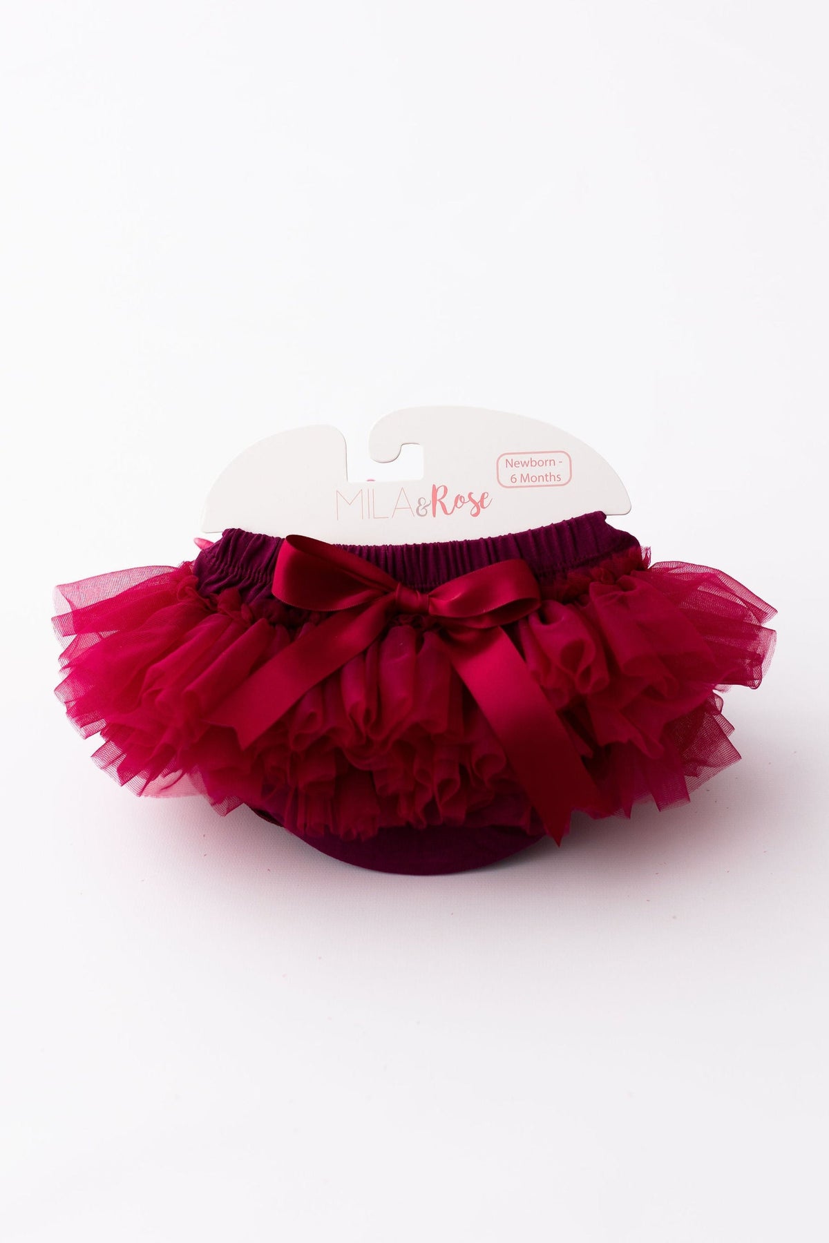 Maroon Ruffle Tutu Bloomer 1