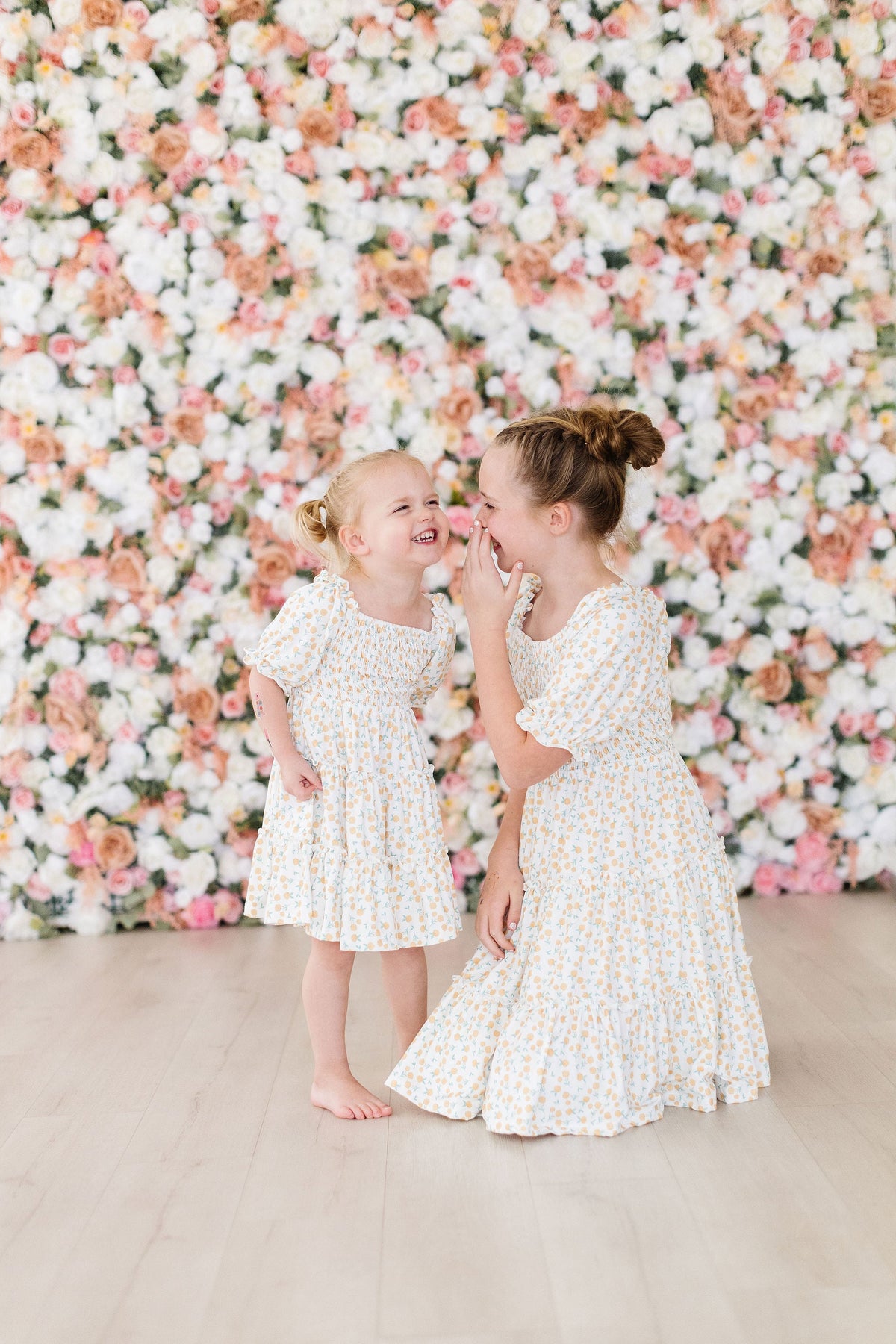Marvelous Marigolds Smocked Ruffle Dress 2