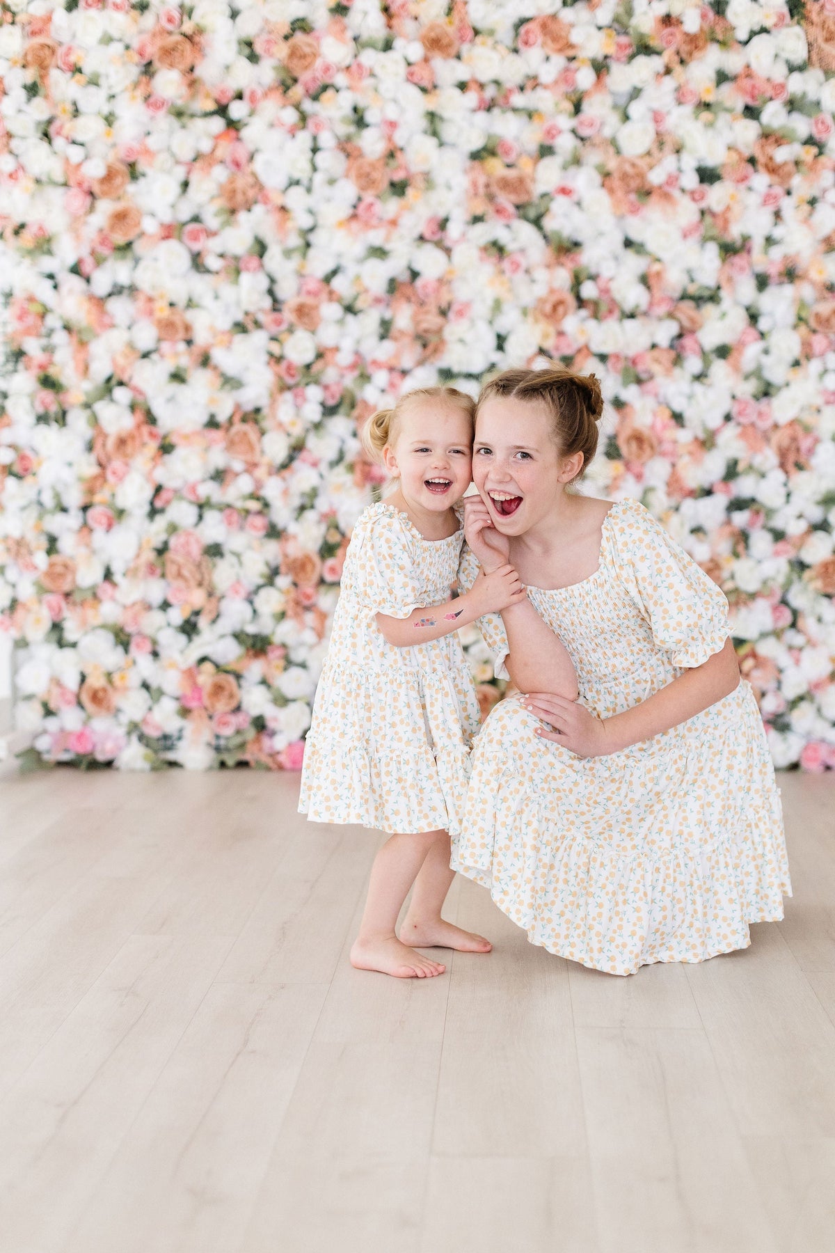 Marvelous Marigolds Smocked Ruffle Dress 4