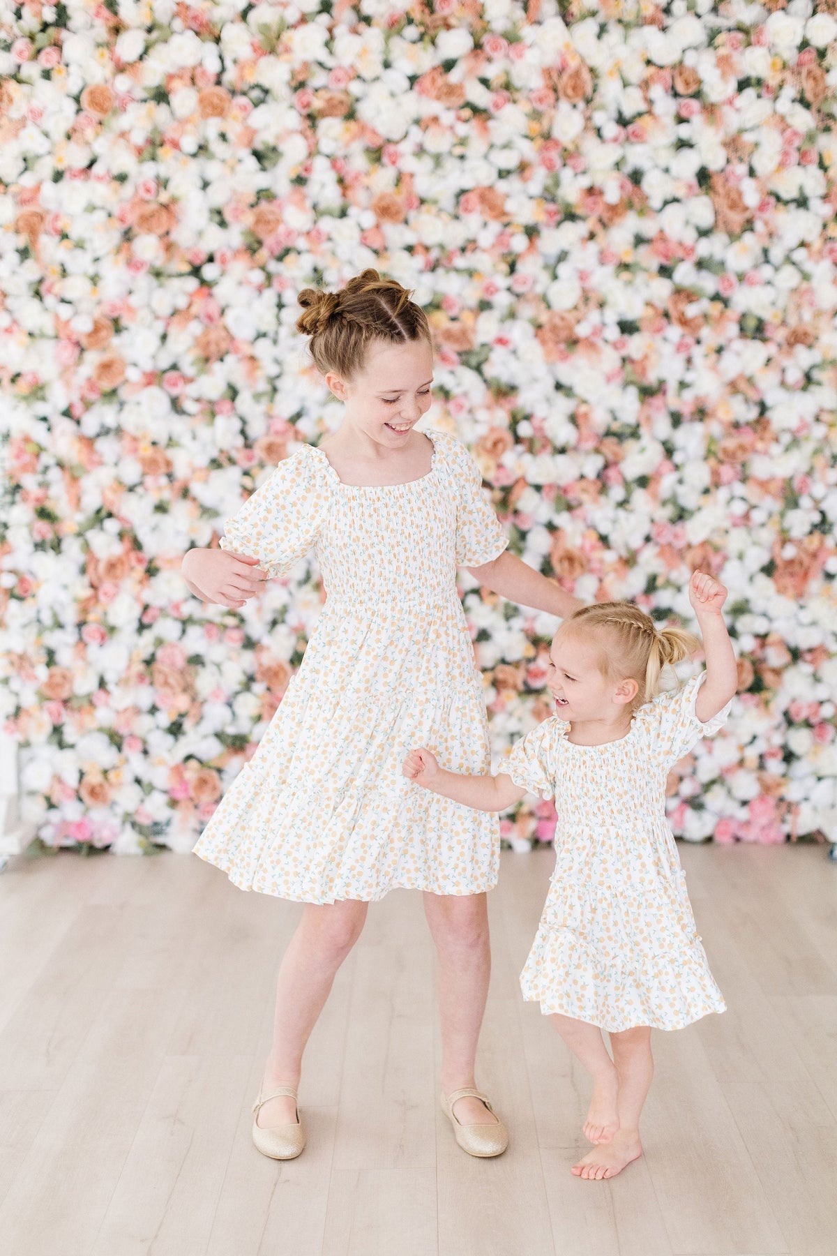 Marvelous Marigolds Smocked Ruffle Dress 1