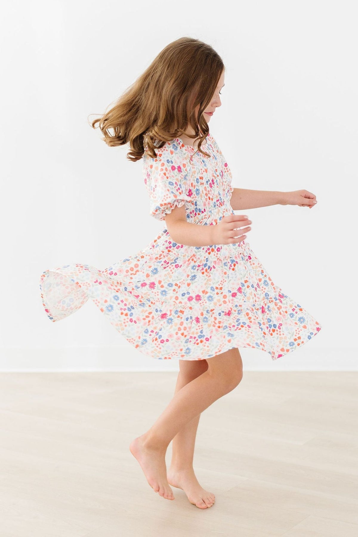 SALE Meadow Magic Smocked Ruffle Dress 1