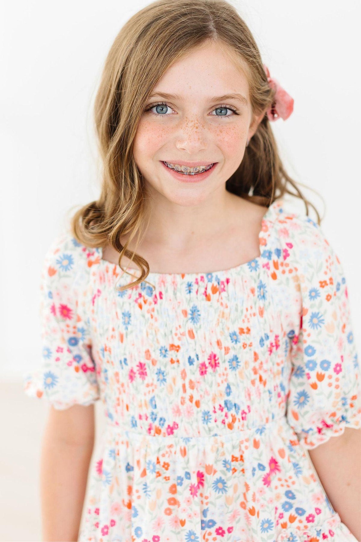 SALE Meadow Magic Smocked Ruffle Dress 7