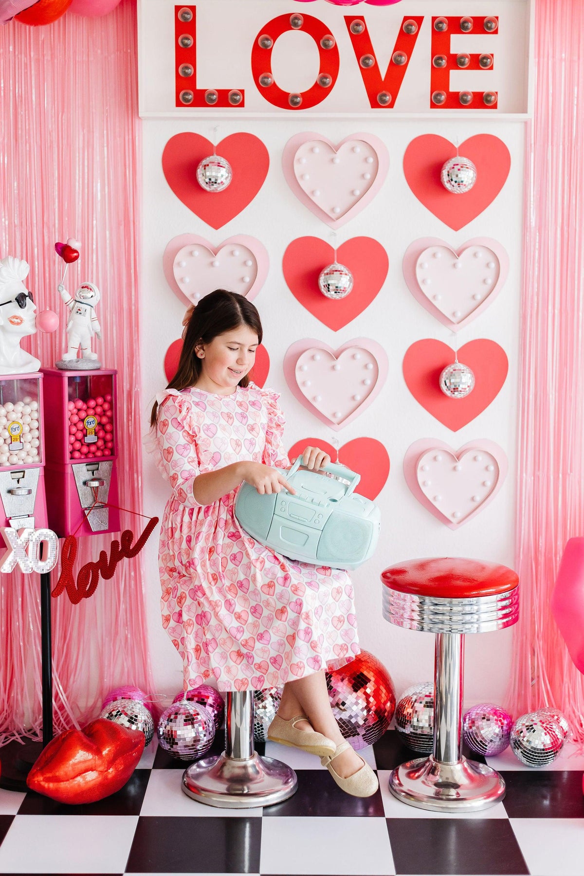 Melt My Heart 3/4 Sleeve Ruffle Twirl Dress 9
