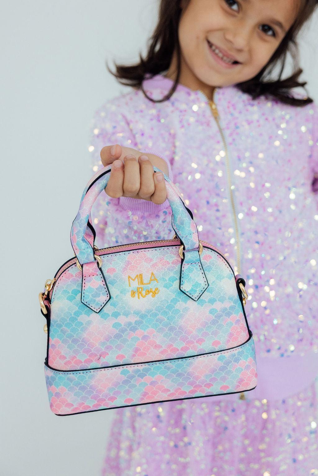 Mermaid Glitter Girl's Crossbody Purse 2