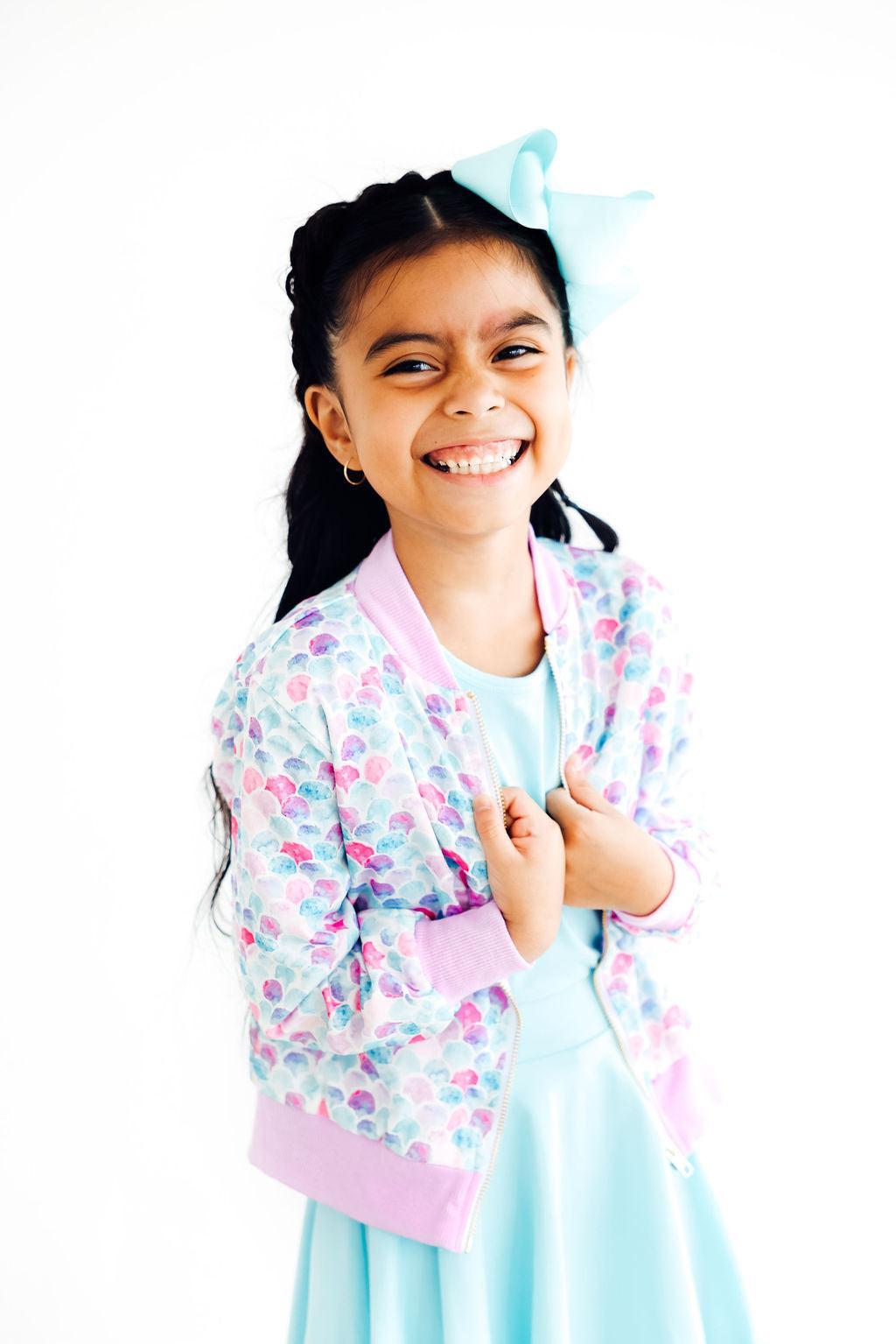 Mermaid Scales Satin Jacket 1