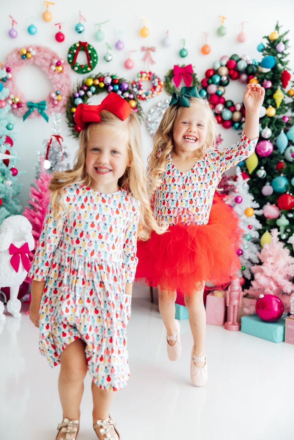 Merry & Bright 3/4 Tutu Leotard 2