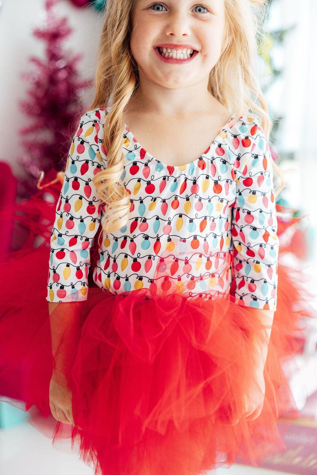 Merry & Bright 3/4 Tutu Leotard 5