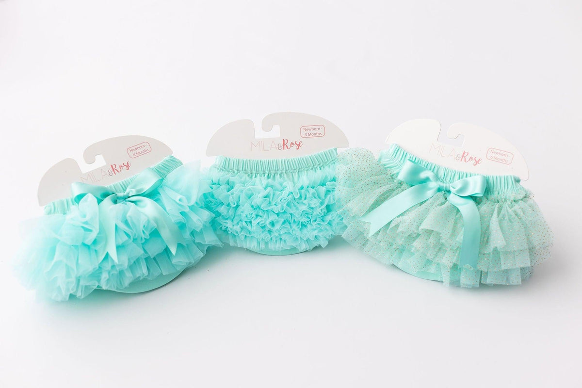 Mint Ruffle Tutu Bloomer 2