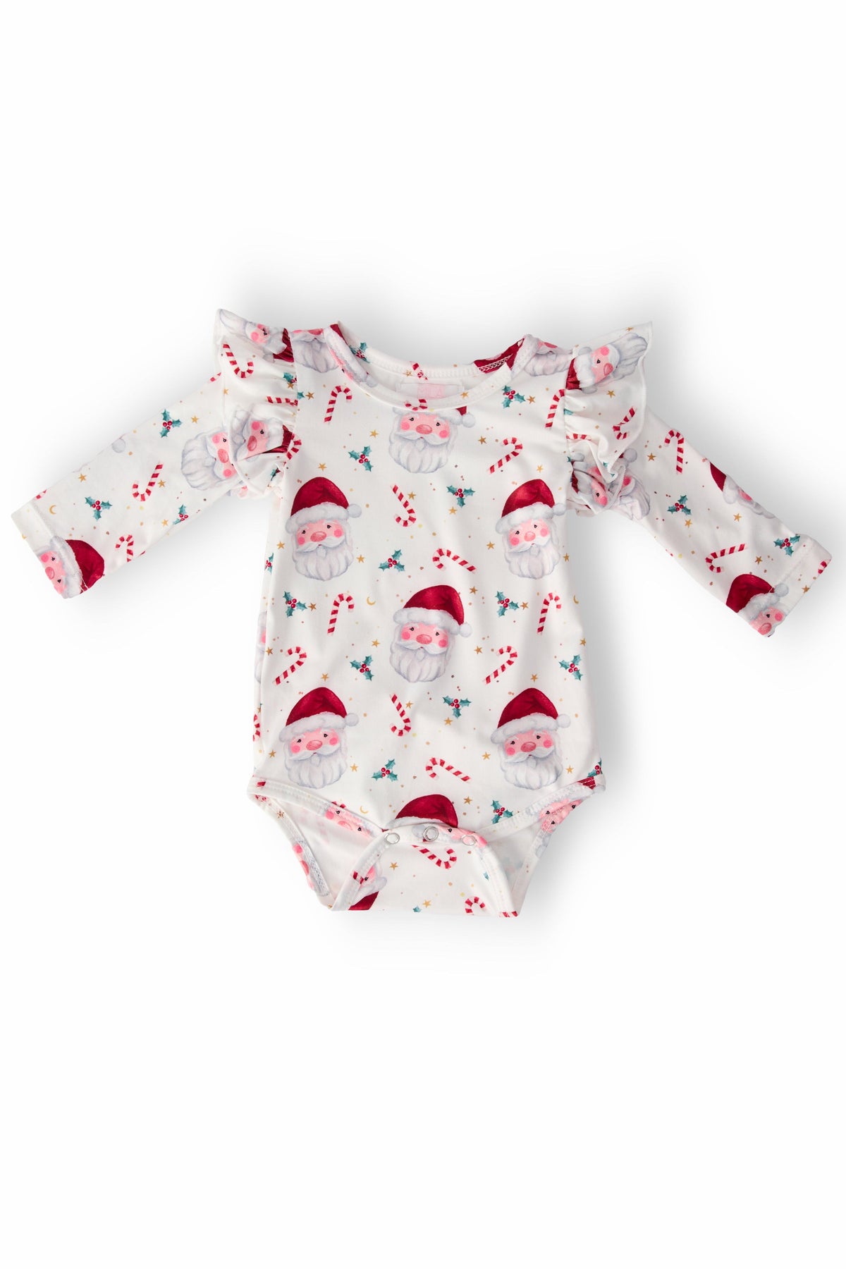 Mistletoe Magic L/S Flutter Bodysuit 1