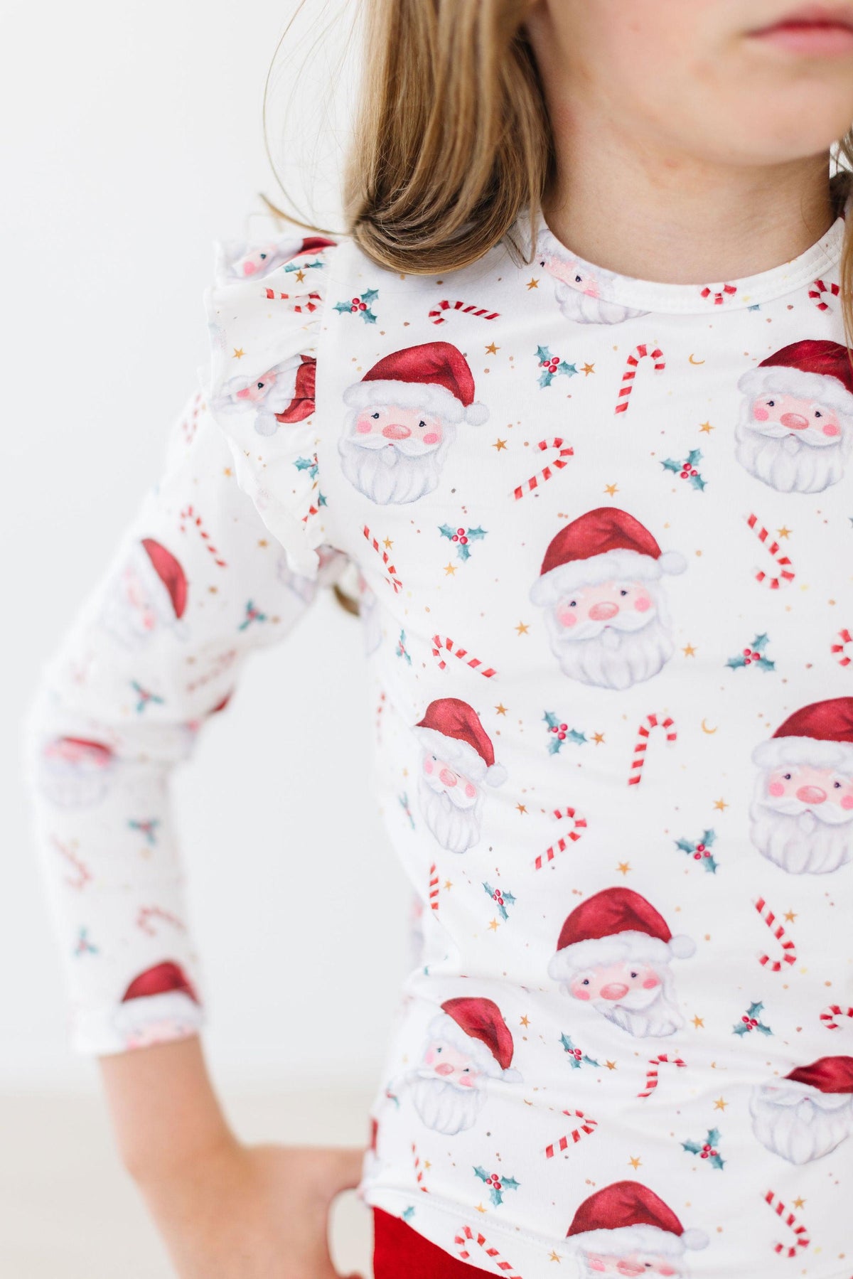 Mistletoe Magic L/S Ruffle Tee 5