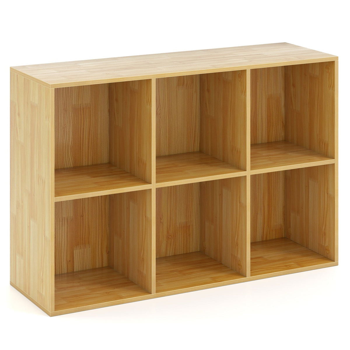 6-Cube Bookcase with Anti-Tipping Kit - Burlywood 3