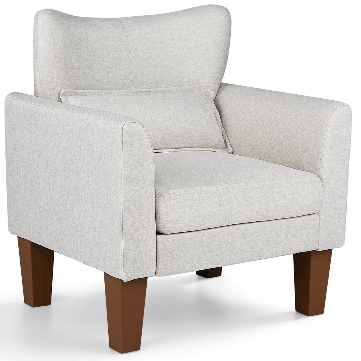 Accent Chair with Removable Cushion & Pillow for Living Room 2