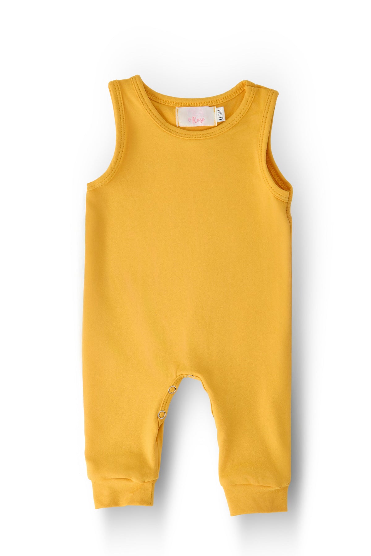 Mustard Tank One-Piece Jogger 1