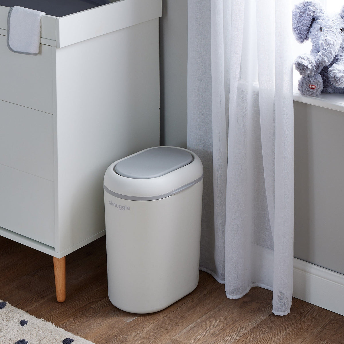 Shnuggle Eco-Touch Nappy Bin Diaper Pail 14