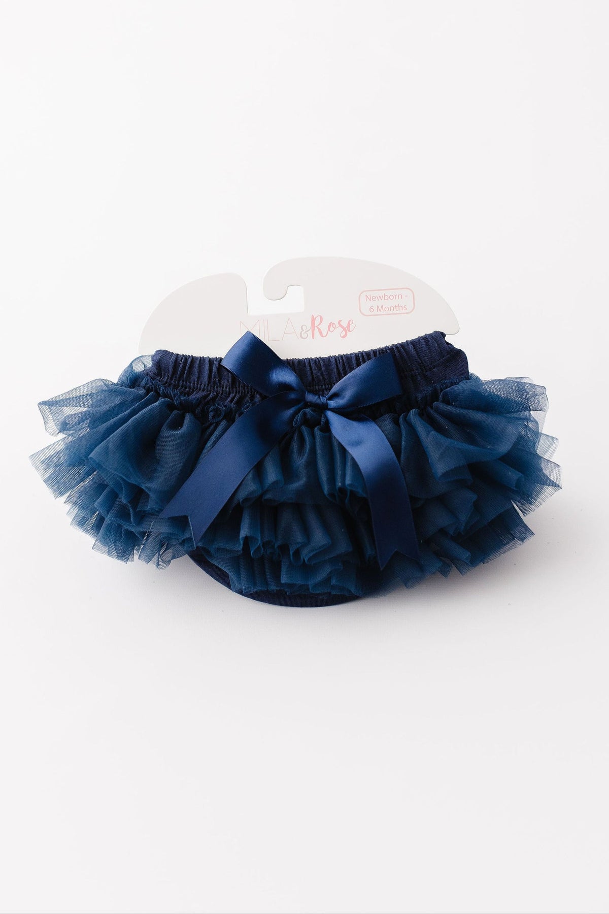 Navy Blue Ruffle Tutu Bloomer 1