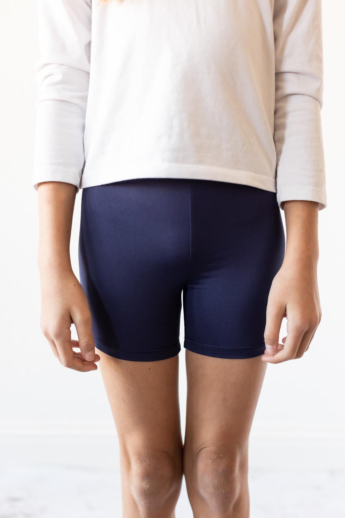 Navy Twirl Shorts 2