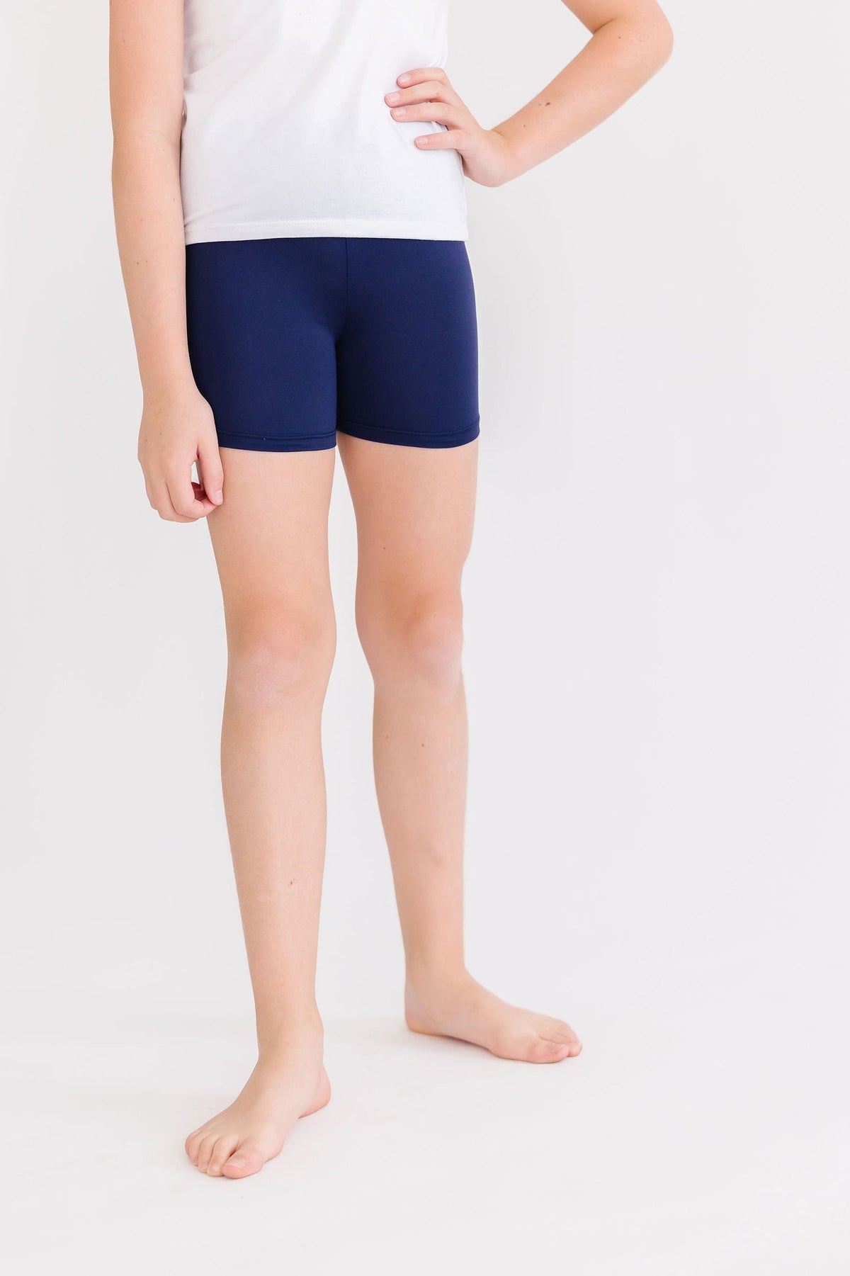 Navy Twirl Shorts 3