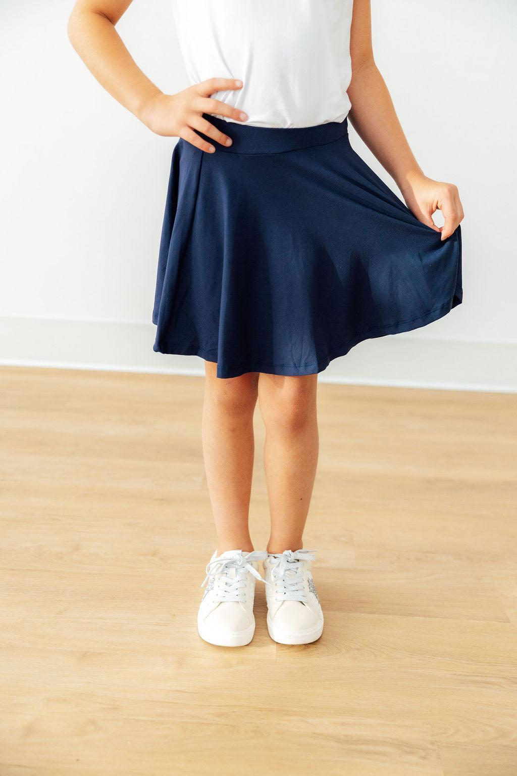 Navy Twirl Skort 1