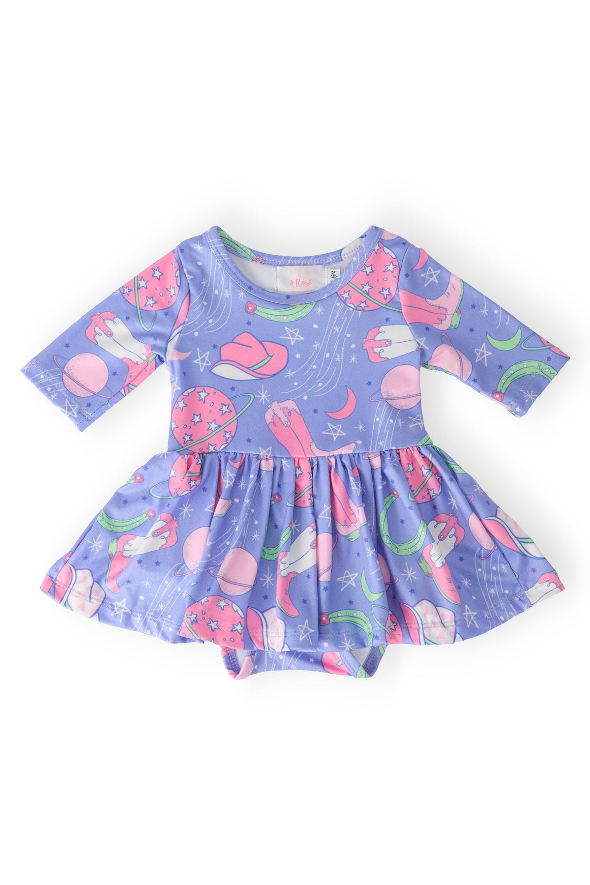 SALE Neon Moon 3/4 Sleeve Twirl Bodysuit 1