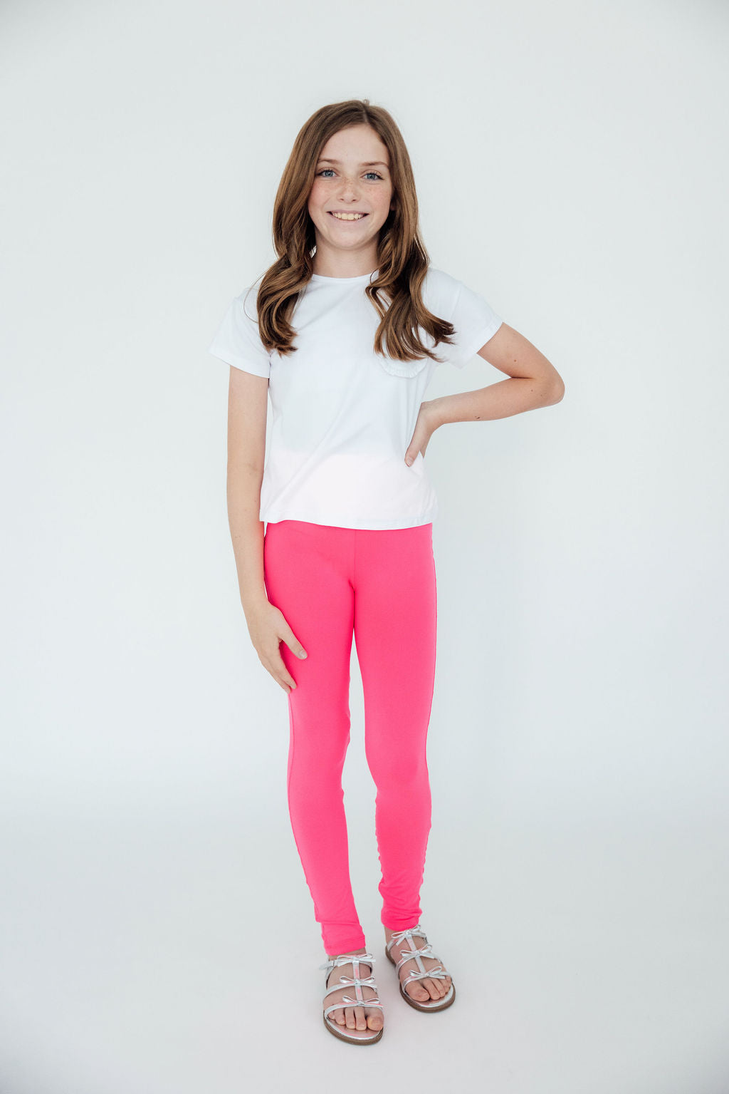 Neon Pink Leggings 3