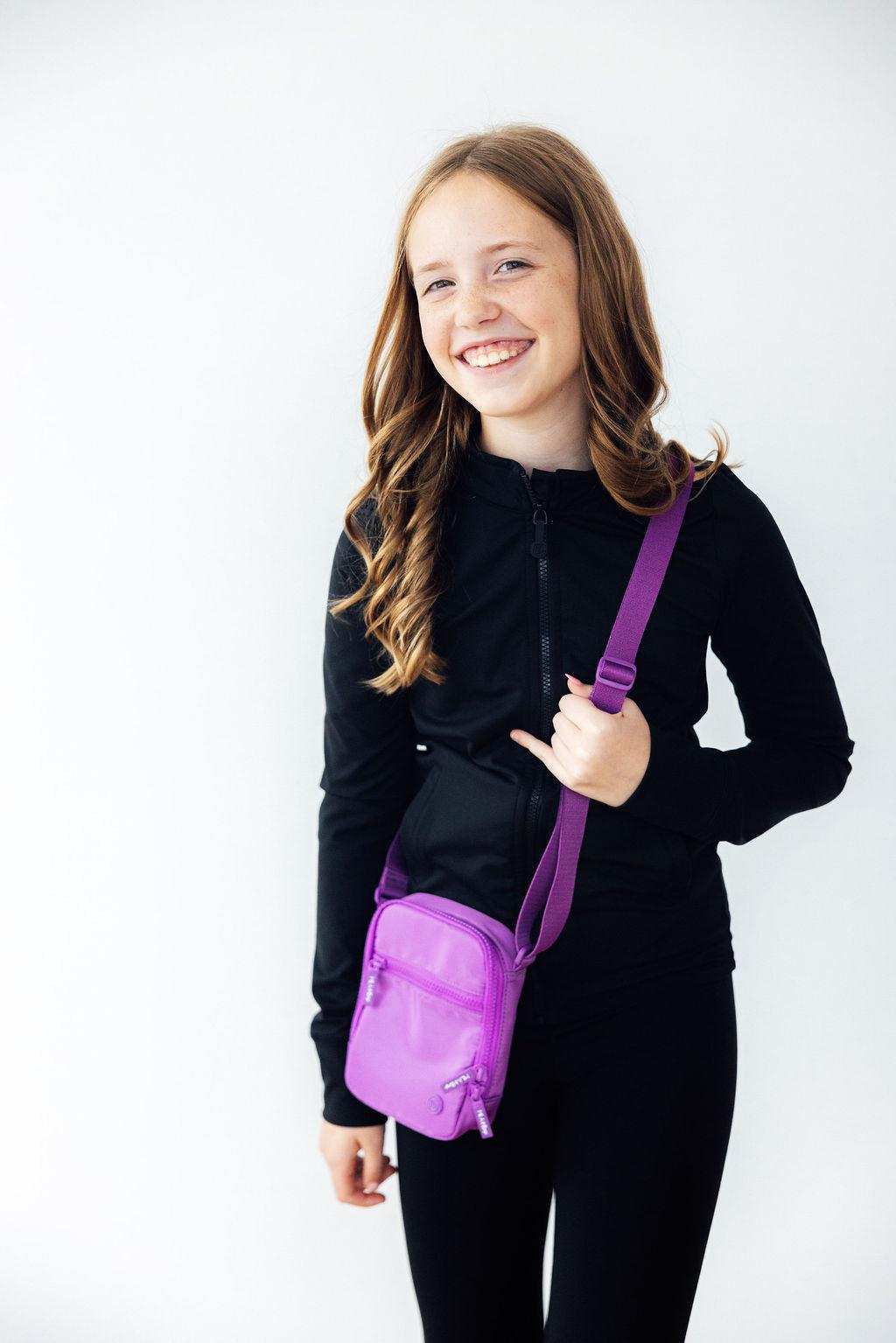 Neon Purple Crossbody Bag 3