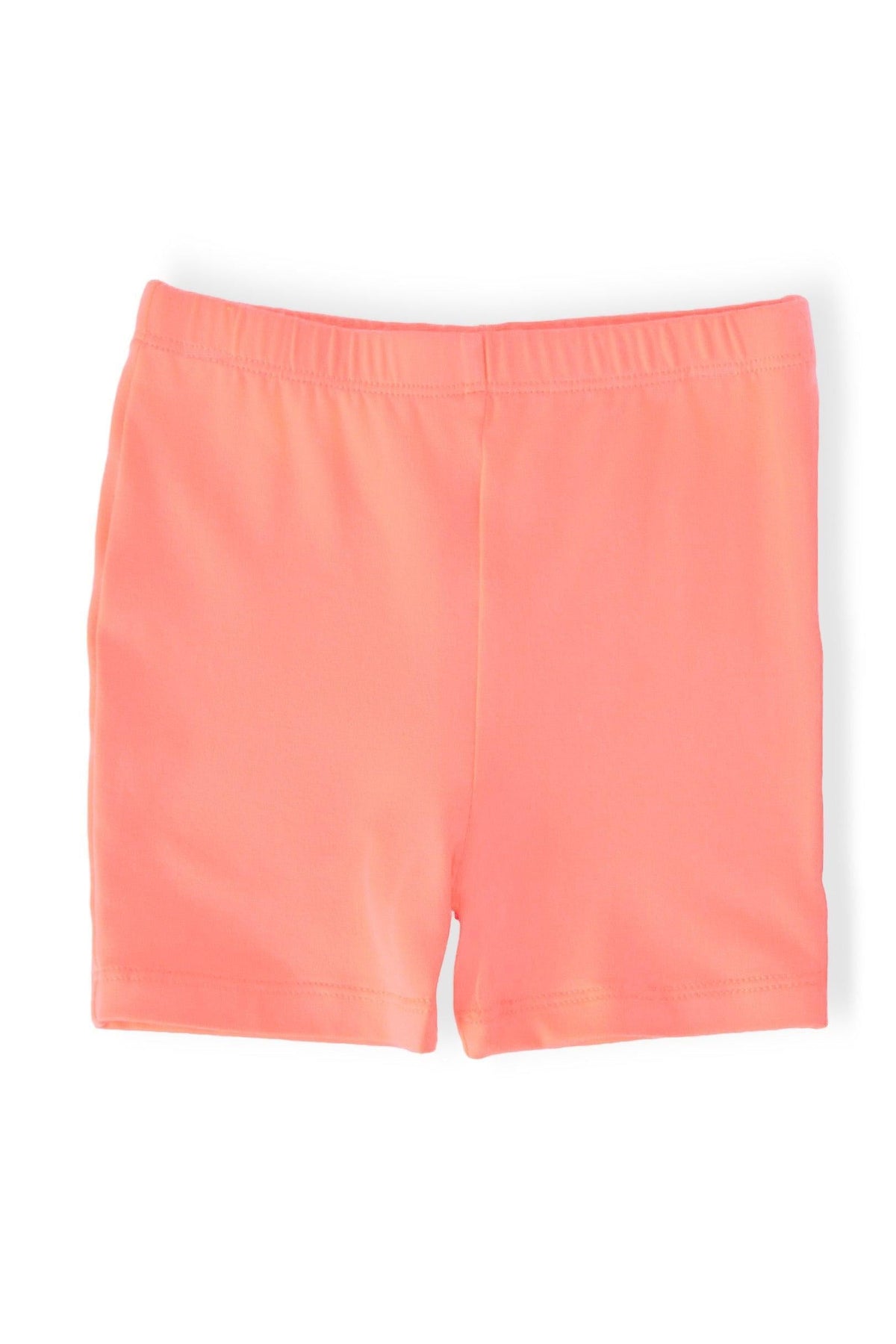 Neon Coral Twirl Shorts 1