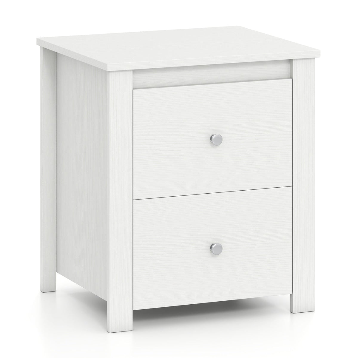 2-Drawer Nightstand with Storage for Bedroom & Living Room 3