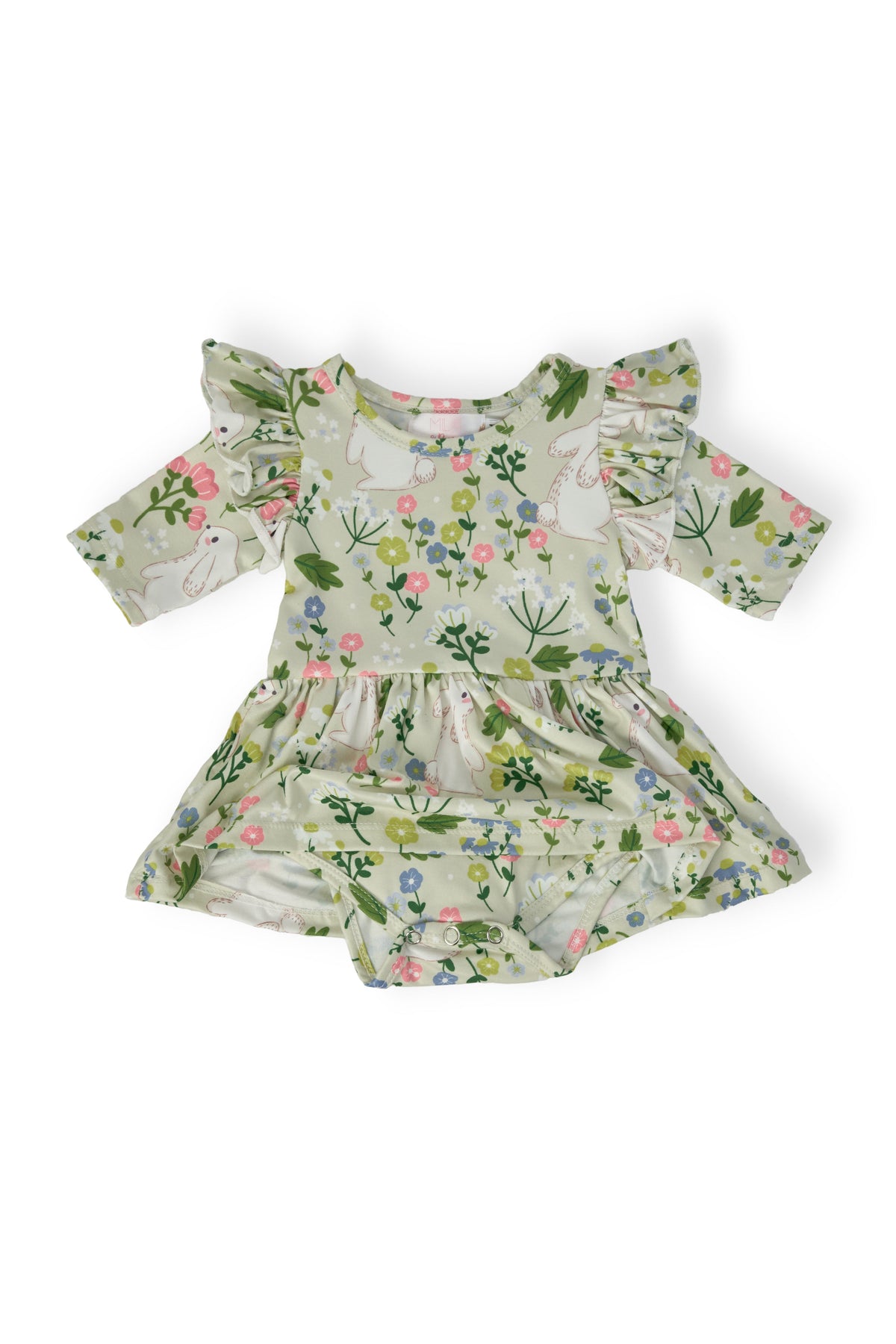 No Bunny Like You 3/4 Sleeve Flutter Twirl Bodysuit 2
