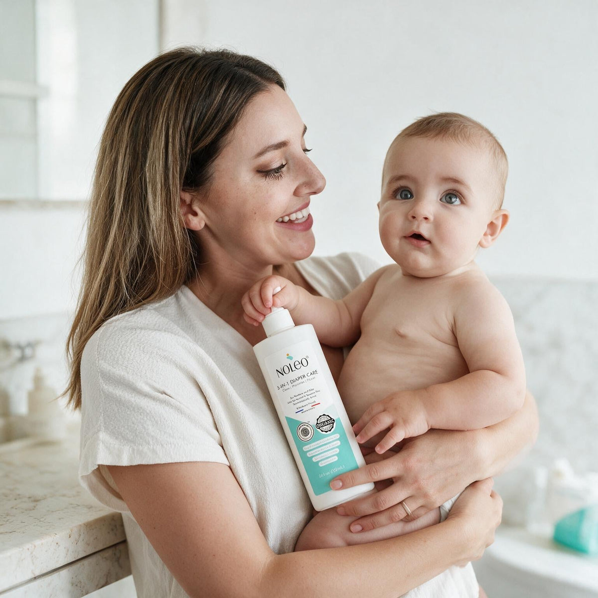 NOLEO 3-IN-1 - Diaper Rash Cream - EWG Verified 10