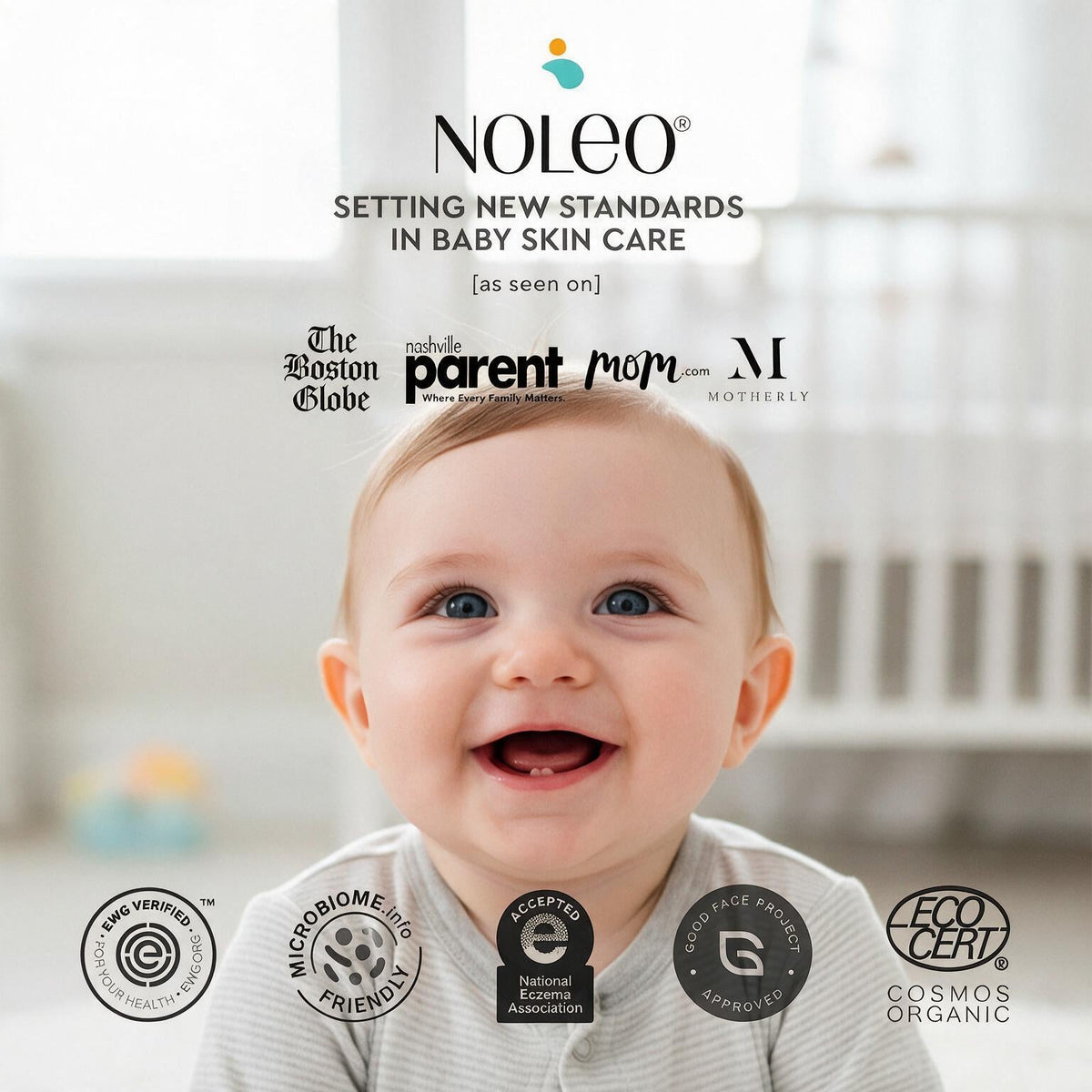 NOLEO 3-IN-1 - Diaper Rash Cream - EWG Verified 5
