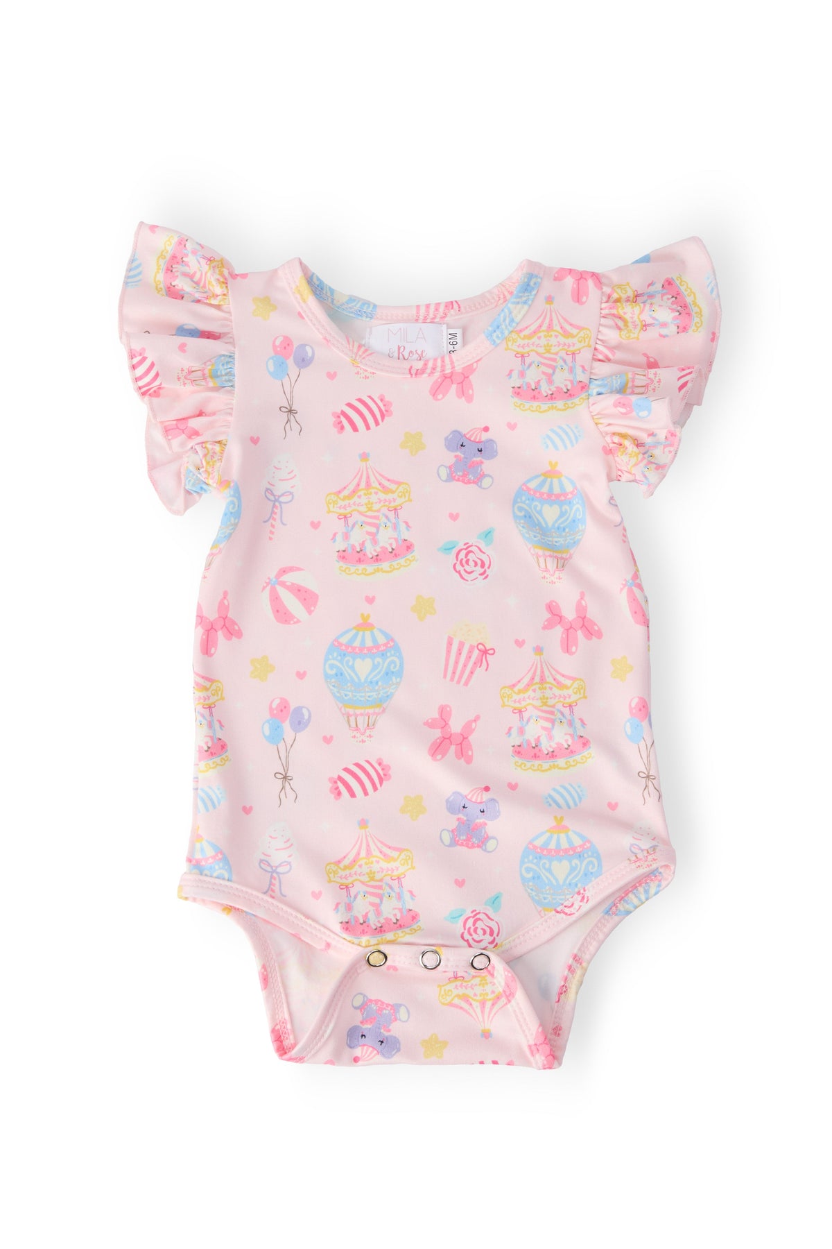 Off to the Circus S/S Flutter Bodysuit 1