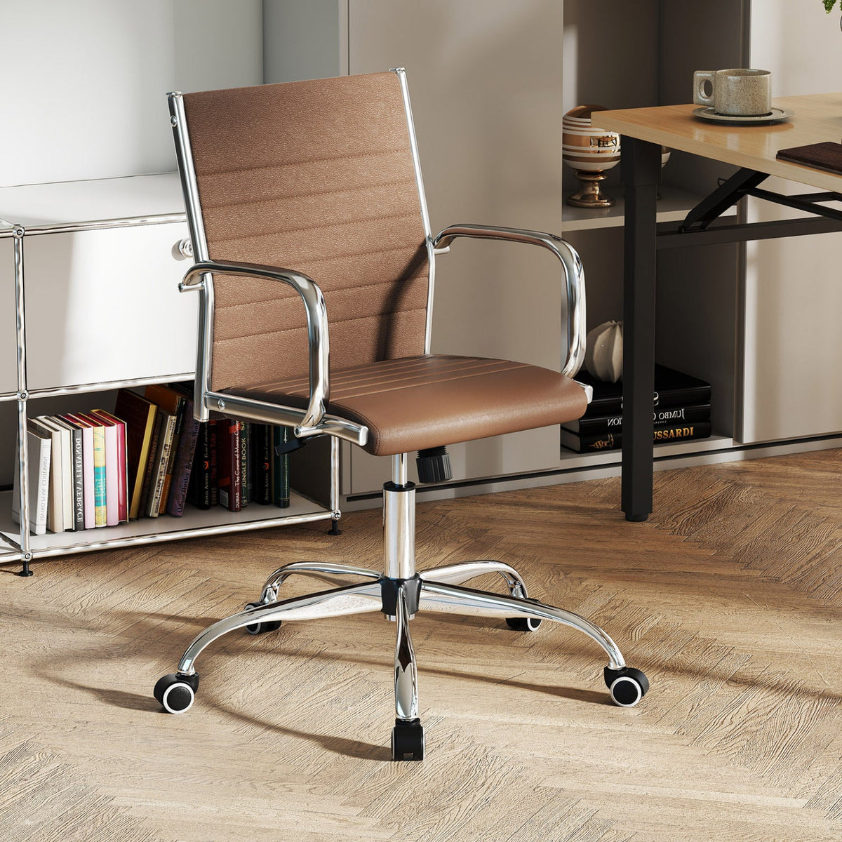 Height Adjustable Office Chair with Rocking Backrest 1