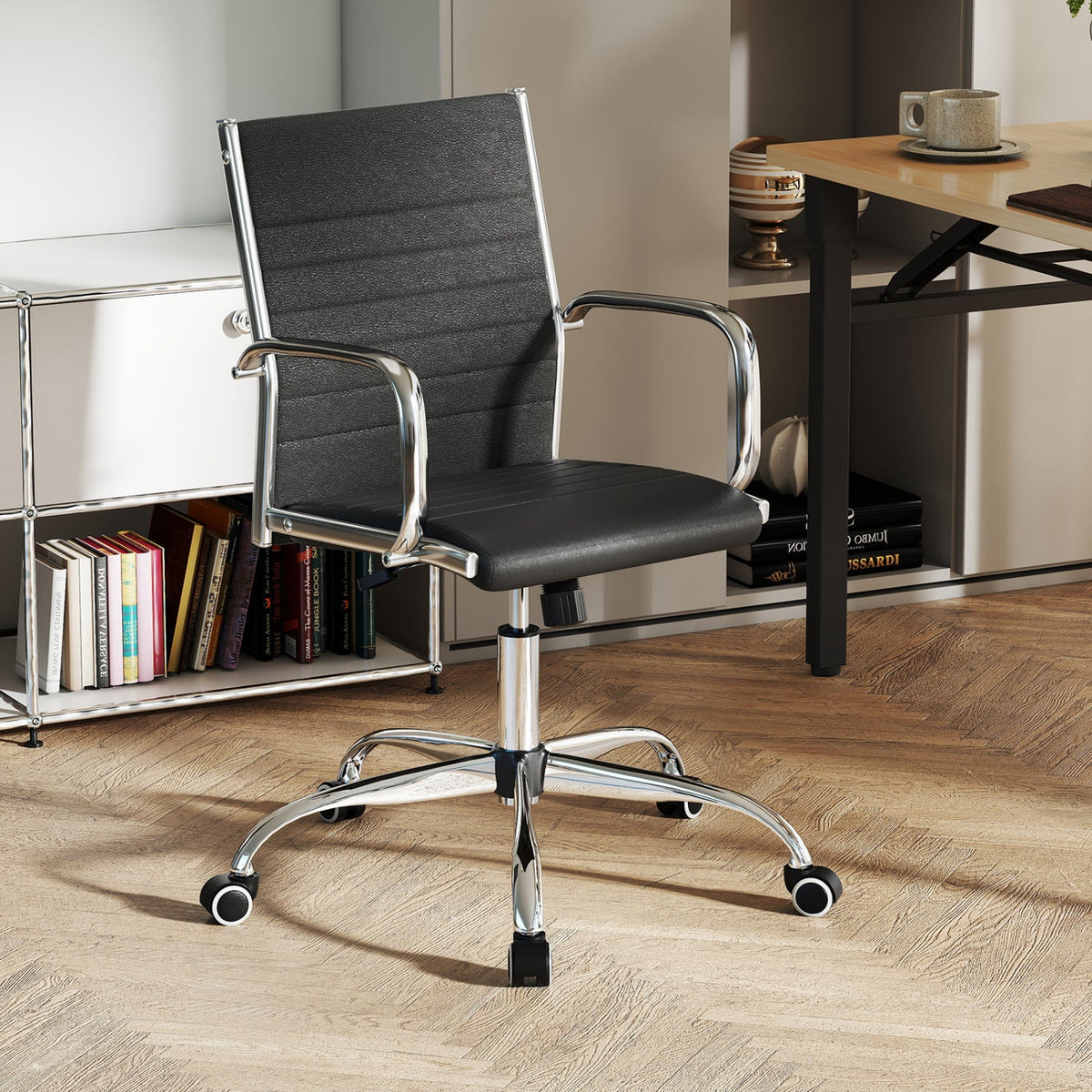 Height Adjustable Office Chair with Rocking Backrest 9