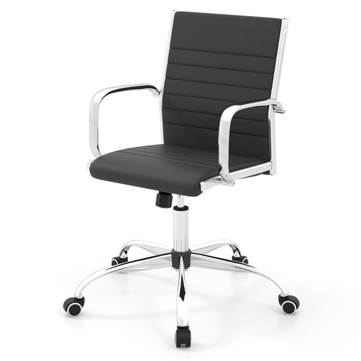 Height Adjustable Office Chair with Rocking Backrest 11